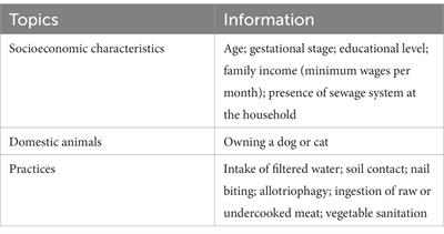 Serosurvey of Toxoplasma gondii and Toxocara spp. co-infection in pregnant women in low-income areas of Brazil